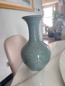 傲世景德镇陶瓷器仿古中式花瓶工艺品客厅摆件艺术品玄关博古架装饰品 仿古裂纹赏瓶+底座+证书 实拍图