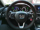 奥迈尔 本田十代思域手缝真皮方向盘套 CRV 冠道思铂睿URV凌派杰德雅阁奥德赛艾力绅汽车改装把套 上下黑翻毛皮+左右黑皮打孔 实拍图