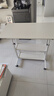 御乐欣 床边电脑桌可移动可升降家用写字桌卧室笔记本用简易落地书桌 店长推荐【双层】暖白色80cm 实拍图