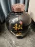 景德镇陶瓷酒坛子10斤20/30/50斤空酒瓶家用窖藏专用密封泡酒缸罐 乌金私藏高分子盖无孔+酒提 底座 30斤 实拍图