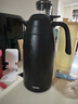 膳魔师（THERMOS） 保温壶家用大容量办公热水瓶暖壶2L男女不锈钢真空水壶 THS/THX THX-2000黑色 2L 实拍图