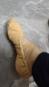 铁箭（TIEJIAN） 舞蹈鞋女弹力布成人免系带软底芭蕾舞大码男练功鞋儿童中国舞鞋 驼色(拍大两码) 40 实拍图