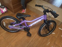 ETOKIDS出口日本轻便儿童自行车男女少儿童减震5-10岁小学生山地车学生车 紫色绚 18寸 紫色 实拍图