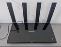 华为（HUAWEI）【领券下单更优惠】路由器AX6 Pro千兆wifi6+无线家用漏油器穿墙王电竞5G双频高速全屋覆盖大 AX6Pro黑色【7200M+8颗信号放大器】 华为5G路由新品 实拍图
