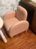 LINSY KIDS林氏家居儿童沙发宝宝沙发椅角客厅家用可爱小型迷你婴儿沙发 【粉色】A儿童沙发（不带脚踏） 实拍图