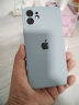 阿斯汀（ATHDDIN） 苹果系列型号手机壳iPhone 直边精孔硅胶软壳带苹果标 烟灰蓝【纯色软壳】 苹果12 实拍图