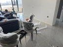 苏迪歌 意式轻奢岩板餐桌椅组合现代简约长方形家用大小户型吃饭桌子 劳伦黑金哑光岩板 1.6米餐桌+6椅 实拍图