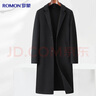 罗蒙【加长过膝】绵羊毛双面呢大衣男士秋冬季长款风衣呢子大衣外套男 实拍图