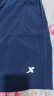 特步（XTEP）儿童童装中性夏季短裤轻薄梭织运动五分裤 深奥蓝(9262) 160cm 实拍图