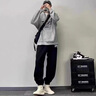 CesamSport品牌联名男士休闲裤春秋季新款潮流卫裤时尚束脚长裤运动裤男裤子 浅灰(H) 常规 XL 实拍图