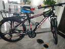 凤凰上海凤凰山地车自行车男士女式学生成人变速宽胎越野公路赛单车 【钢架/全套竞速轴承】三刀消白 24寸27速【建议身高138-168cm】 实拍图
