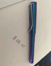 【开学必备】白金（PLATINUM）小学生钢笔三年级入门练字笔 PQ-200小流星彩色马卡龙色学生礼物 03F细字 湖水蓝 实拍图