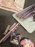 一正 铅笔 文具套装 卡通可爱三丽鸥HB生日礼物圆杆无铅毒小学生学习专用生日奖励礼物 美乐蒂圆杆套装9805 实拍图