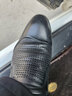 奥康男鞋夏季新款镂空皮鞋男真皮透气商务正装洞洞鞋套脚青年时尚凉鞋 黑色105819022 42 实拍图