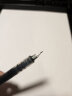 得力(deli)巨能写直液笔 学生刷题速干中性笔0.5mm全针管签字笔 3黑1红1蓝S856-5 实拍图
