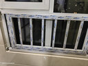 诺锐俊窗户防护栏多功能可折叠隐形防盗窗阳台防坠楼晒晾衣置物架免打孔 (折叠款)高度50 宽度定制 实拍图