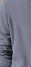 皮尔卡丹（pierre cardin）品牌纯棉加绒卫衣男加厚抓绒开衫摇粒绒外套男冬装羊羔绒保暖夹克 摇粒绒灰色 1853XL建议170-185斤 实拍图