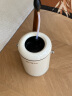 麦桶桶（Mr.Bin）高端茶渣桶茶水桶废水桶2024新款沥水垃圾桶茶桶茶具茶台下水桶 奶油白-茶渣桶-8L鎹排水管套件 晒单实拍图
