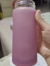miGoMiGo 玻璃杯带盖便携女士水杯车载创意礼物 带硅胶杯套 带提绳 实拍图