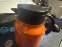 JRINKTEEA日本品牌陶瓷喷涂内胆焖茶壶保温茶水分离白茶闷泡壶办公室热水瓶 Muesig珠光橙（陶瓷喷涂） 800ml 实拍图