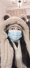 开妮特秋冬保暖羊毛帽子女韩版羊绒针织百搭毛线帽女士堆堆帽护耳月子帽 19ZM02-2双层米色 均码有弹力 实拍图