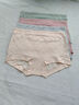 婷美（GRACEWELL）女士内裤纯棉100%全棉10A抗菌裆高腰收腹无痕提臀平角短裤大码 实拍图