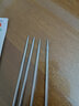 若轩织毛衣针工具套装毛线针棒针勾针编织钩针织围巾打毛衣针 36cm长7号（4.5mm粗）4根 实拍图