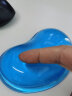 HRHPYM 创意心形透明鼠标垫护腕创意可爱硅胶卡通办公游戏手托水晶手碗垫鼠标护腕垫 G14 蓝色 晒单实拍图