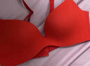 蕉内【赵露思同款】301P女士红色内衣本命马年聚拢自然圆胸无痕文胸罩 实拍图
