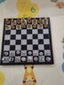 友邦（UB） 国际象棋黑白色磁性可折叠便携成人儿童学生培训教学用棋 4812A（金银色直角大号） 标配 实拍图