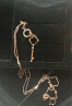 谢瑞麟（TSL）母亲节礼物18K金项链女款素链简约细链彩金玫瑰金锁骨链AG071 K红(链长约45cm) 实拍图