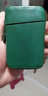 一皮（ONE LEATHER） 烟盒20支装粗支便携式保护套超薄创意牛皮软硬盒烟包高级个性礼 深绿 20支 实拍图