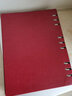如晨200页A4笔记本子创意商务A5记事本办公活页本工作加厚B5记录本日记本定制 酒红色 B5 实拍图