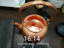 尚铜堂技能大师工作室錾刻泡茶壶套装电陶炉耐高温普洱白茶用紫铜壶 单壶1.2L 66 实拍图