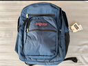 JANSPORT杰斯伯双肩包电脑包男背包书包女大学生包 47JK003 深蓝色 实拍图