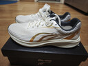 多威征途3代碳板跑步鞋学生体测训练专业跑鞋男女马拉松运动鞋 白/金 MR34222A 42 实拍图
