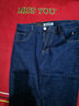 LEEHOYEE轻奢牛仔裤男2025夏季薄款超柔丝光弹力棉高腰宽松直筒弹力裤子 深蓝色 33 码(腰围2尺6) 实拍图