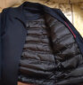罗蒙鹅绒羽绒服男冬季中老年爸爸装可拆卸内胆羽绒外套加厚保暖干部装 藏青色 （可拆卸内胆） 175 （建议120-135斤） 晒单实拍图