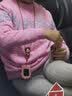 北极绒女童毛衣儿童毛衣女2026新款加绒加厚保暖衣服中大童洋气针织内搭 粉色（加绒) 150 cm 晒单实拍图