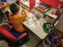 迪士尼儿童学习桌套装学生书桌可升降带书架桌椅套装120cmHX1010-A2 实拍图