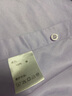 雅戈尔（YOUNGOR）短袖衬衫男素色DP免烫衬衫纯棉面料抗皱易打理新品 GSDP10171LJA紫色 42 实拍图