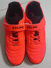 卡尔美（KELME）儿童足球鞋魔术贴免系带碎钉TF透气学生球鞋6873003 荧光橙 39 实拍图