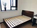 一木 实木床 胡桃木床 新中式 双人床 架子床 主卧床 大板床 床1.2x2米【爆 款】【胡桃色】 实拍图