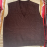 旅途原品ltyp 百搭羊毛坎肩黑色毛衣背心 灰色针织马甲上衣女秋冬 焦糖棕 - 现货 XS -S 实拍图