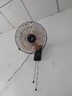 骆驼（CAMEL）壁扇挂壁式电风扇家用餐厅挂墙壁风扇挂壁摇头壁扇挂壁式节能省电风扇家用饭店16吋18吋挂扇铝叶 16寸壁扇黑色【机械款 铝叶】加强款大电机 原机1.1米电线 实拍图