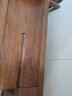 源氏木语 纯实木电视柜北欧橡木地柜现代简约矮柜客厅储物柜 胡桃色单门单抽 电视柜1.2米 整装 实拍图