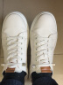 圣伽步skap板鞋男休闲软底一脚蹬小白鞋A4K02AM3 米白 40 晒单实拍图