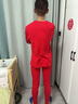 恒源祥本命年保暖内衣鸿运大红色秋衣秋裤套装属龙男女情侣秋冬季纯棉 【纯棉薄款】大红套装男 XL (175/100) 实拍图