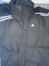 阿迪达斯（adidas）羽绒服男装女装2025冬季新款长款连帽运动服户外加厚保暖潮流外套 米白色/男女同款/时尚 M 【建议体重120斤-140斤】 实拍图