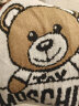 莫斯奇诺（moschino）Moschino 女士泰迪熊图案针织围巾 乳白色30572 M1857 002 均码 晒单实拍图